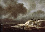 Jacob van Ruisdael View from the dunes to the sea oil painting reproduction